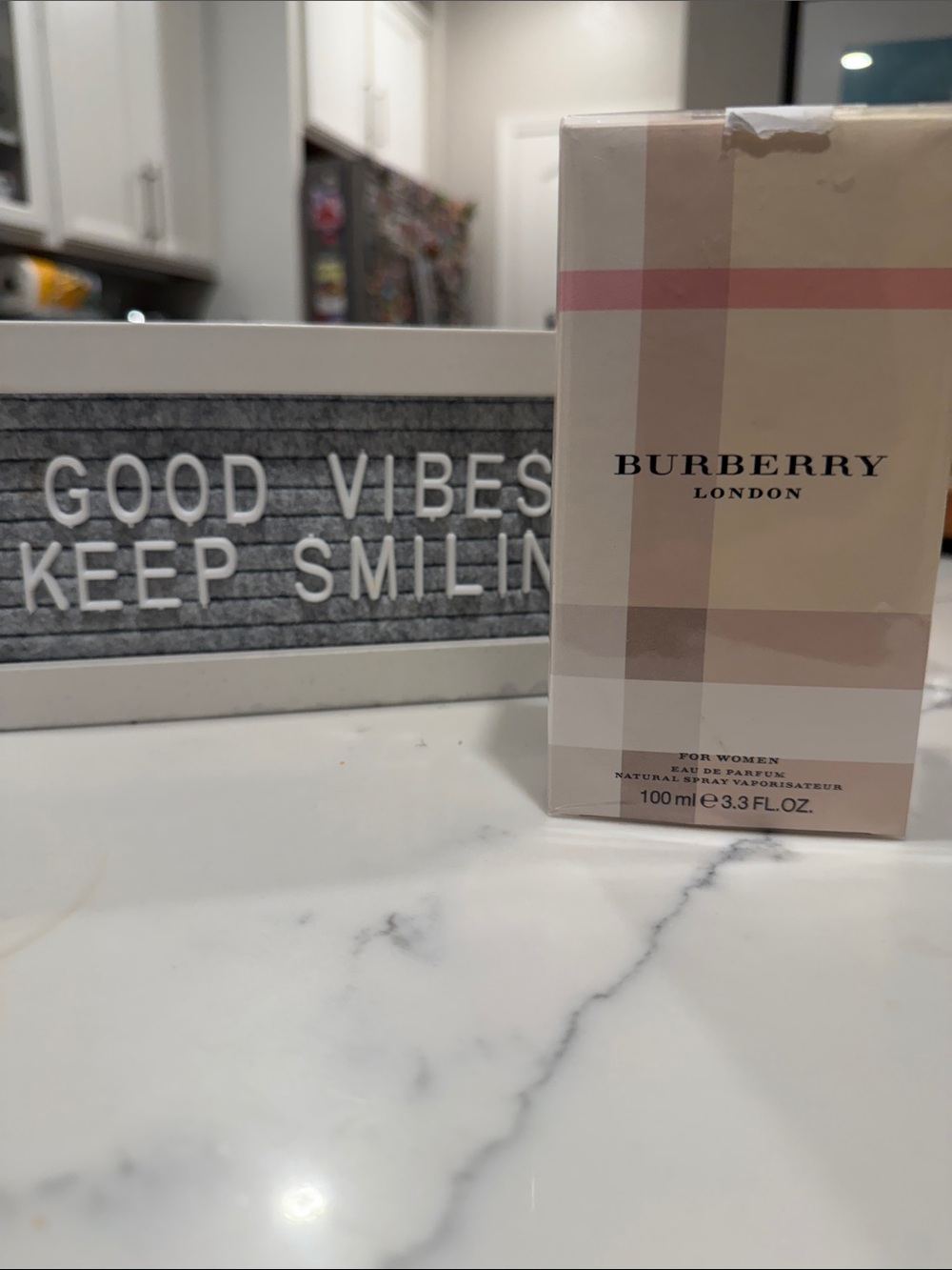 Burberry London Women's Eau de Parfum - Beige and Pink Plaid Box